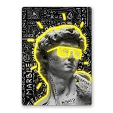 Digital David Neon Art